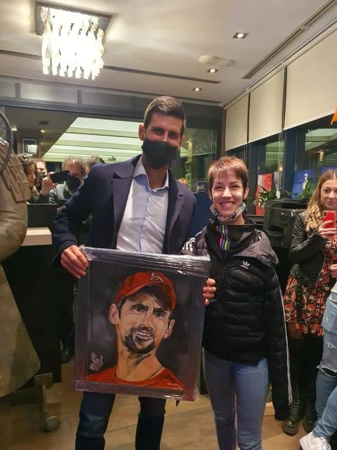 Dejana Backo meets Novak Djokovic