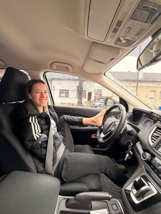 Two Years Behind the Wheel: How I Learned to Drive With My Feet