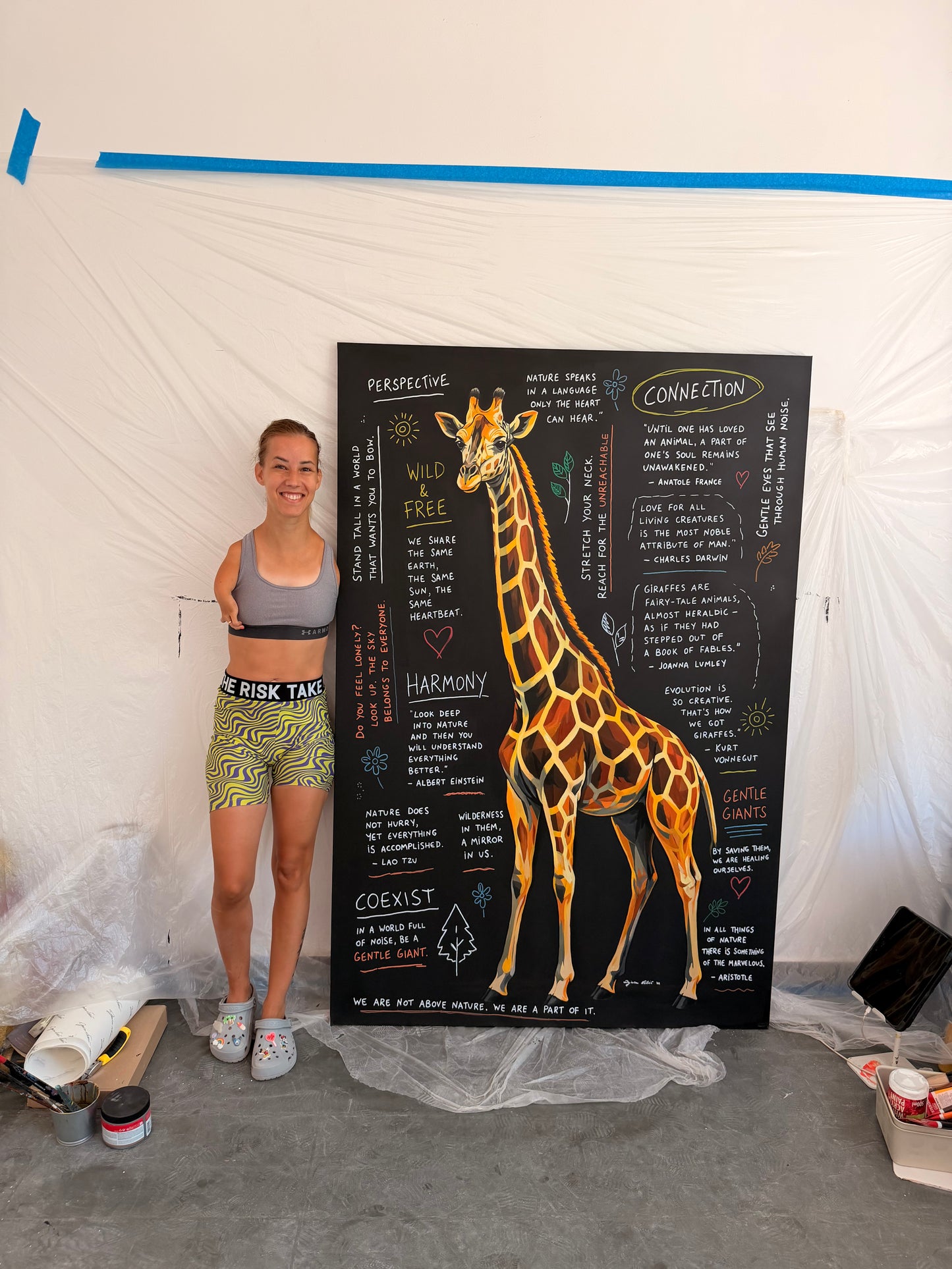 Giraffe #1 180x120cm