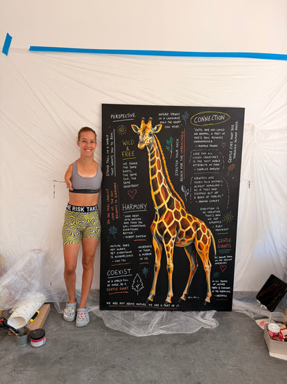 Giraffe Original 180 × 120 cm / 70.9 × 47.2 in
