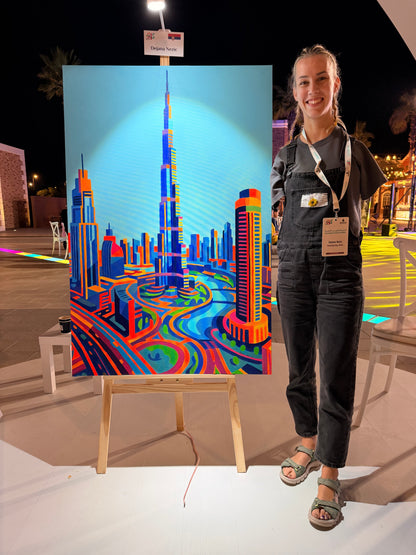 Dubai Panorama 120 × 80 cm / 47.2 × 31.5 in