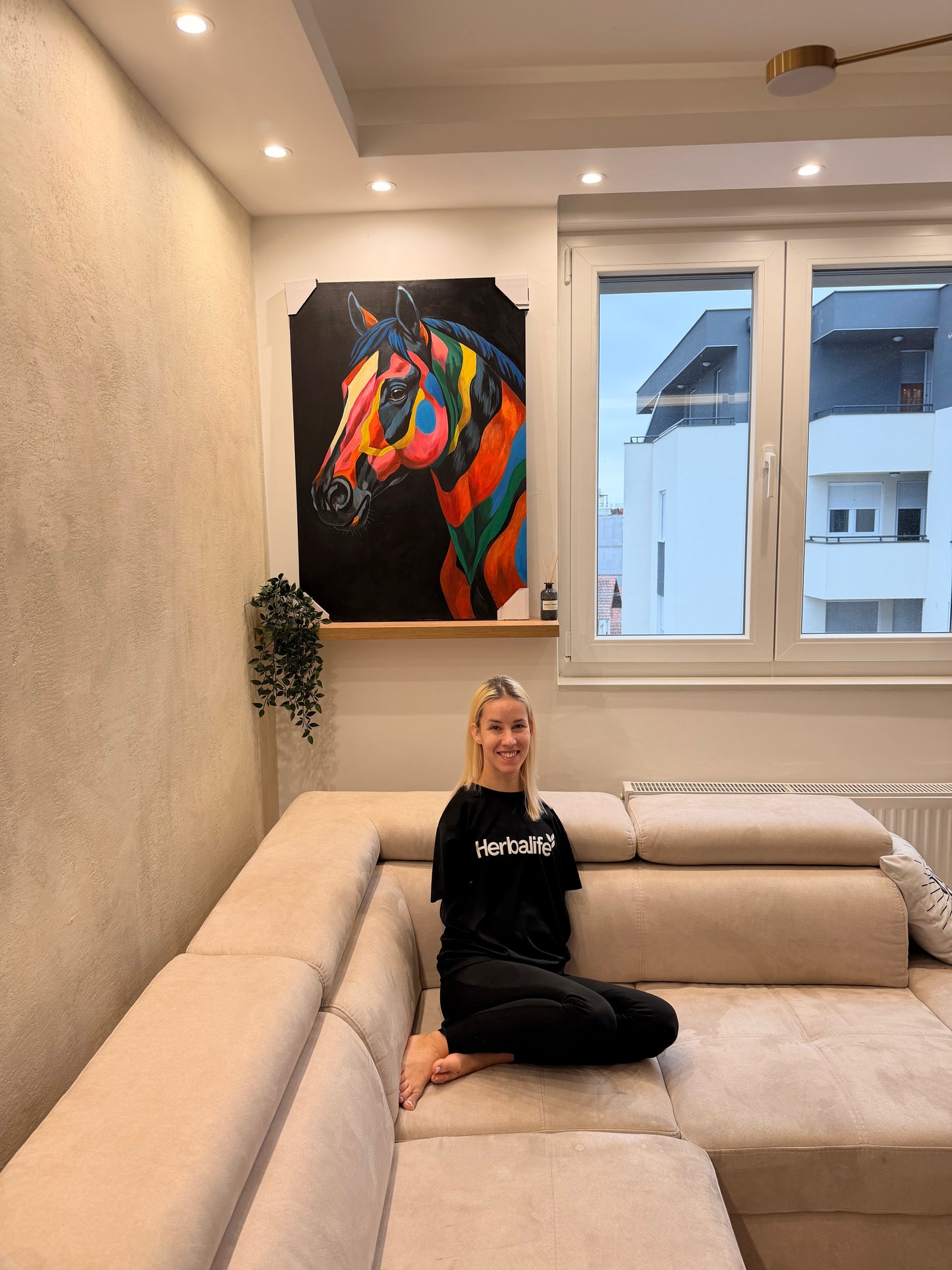 Pop art horse #3 70x100cm