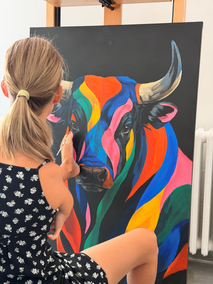 Powerful Bull Original 120 × 80 cm / 47.2 × 31.5 in