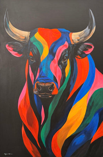 Powerful Bull Original 120 × 80 cm / 47.2 × 31.5 in