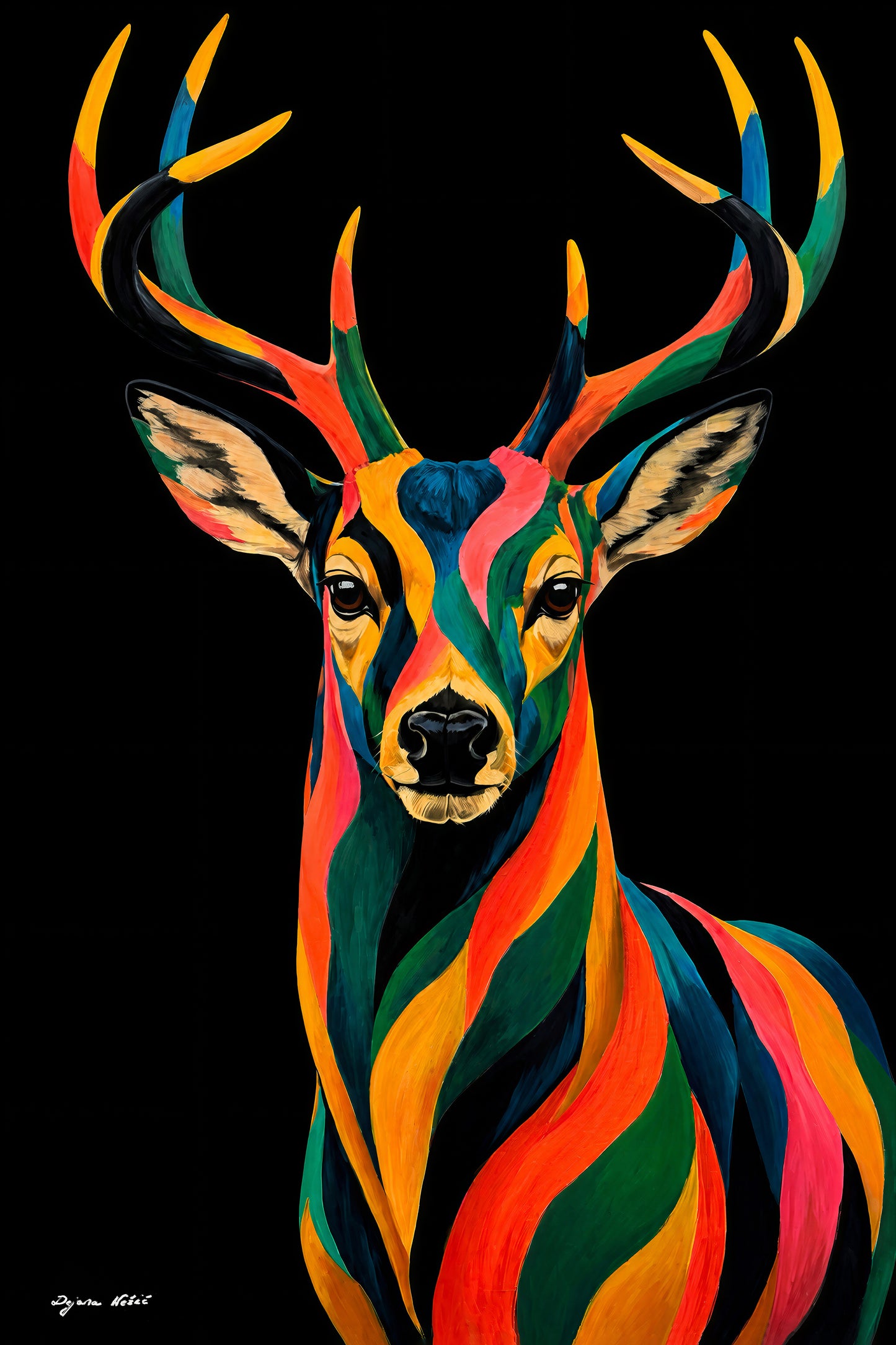 Majestic Deer - Fine Art Canvas Print
